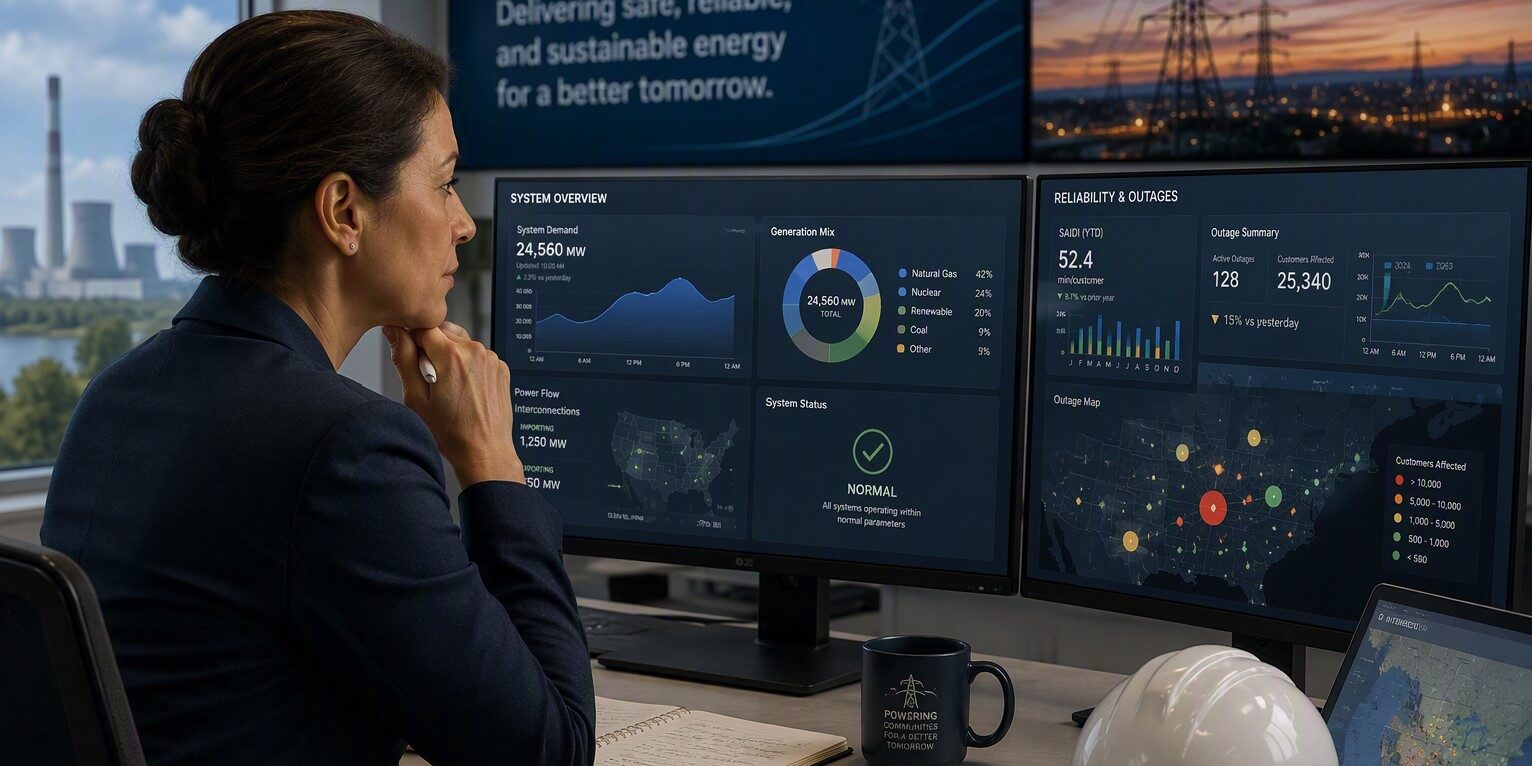 energy utility blog data leader image utility leader examining data